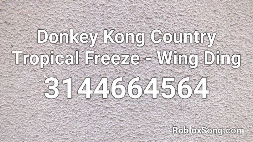 Donkey Kong Country Tropical Freeze - Wing Ding Roblox ID