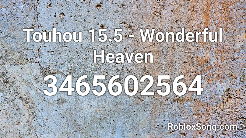 Touhou 15.5 - Wonderful Heaven Roblox ID