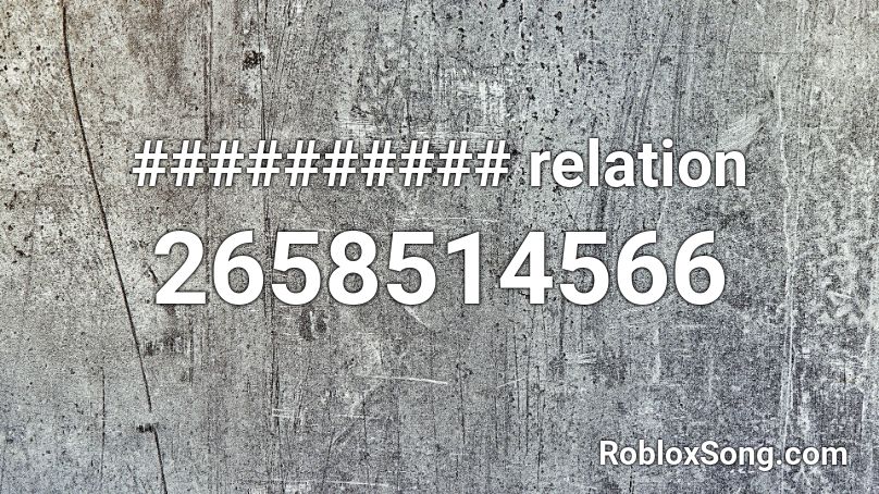 ########## relation Roblox ID