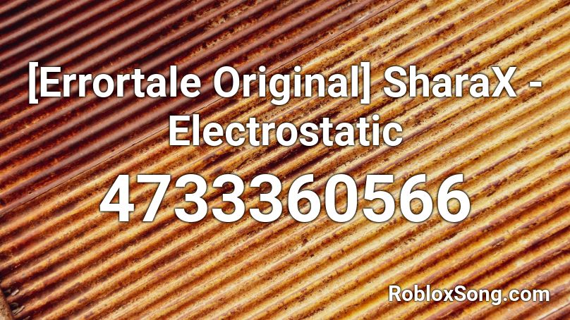 sharax electrostatic errortale