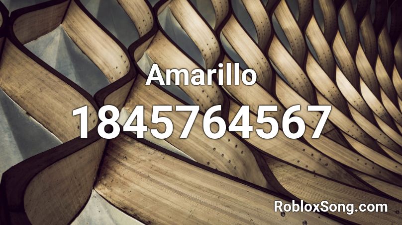 Amarillo Roblox ID