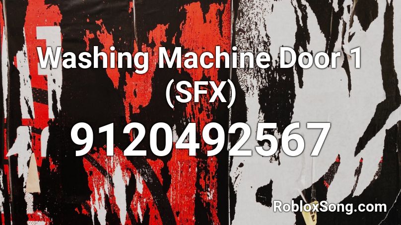 Washing Machine Door 1 (SFX) Roblox ID