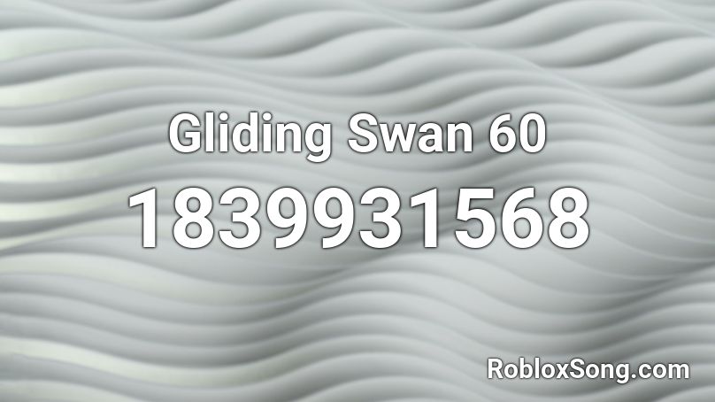 Gliding Swan 60 Roblox ID