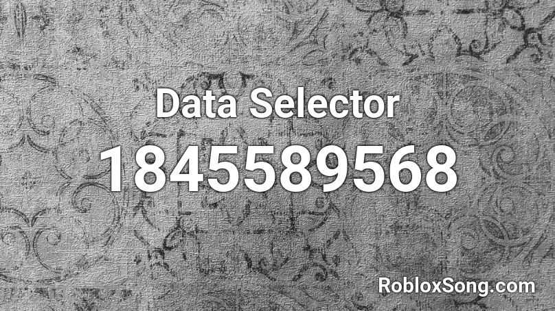 Data Selector Roblox ID
