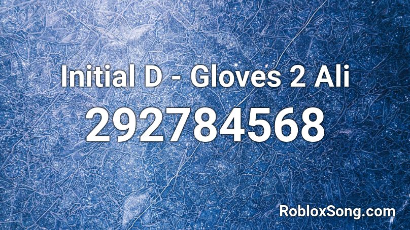 Initial D - Gloves 2 Ali Roblox ID