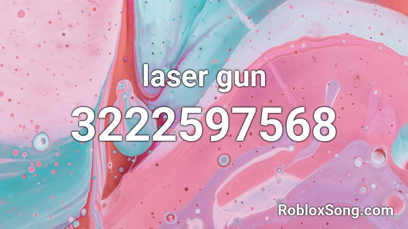 laser gun Roblox ID
