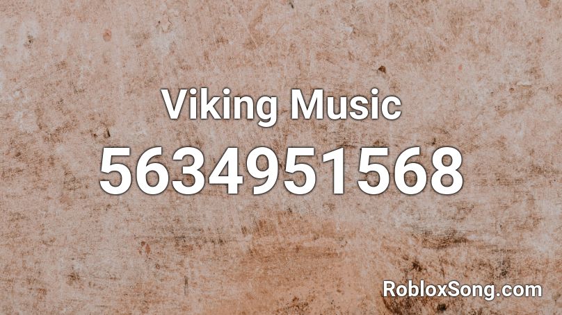 Viking Music Roblox ID