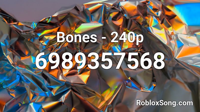 Bones - 240p Roblox ID