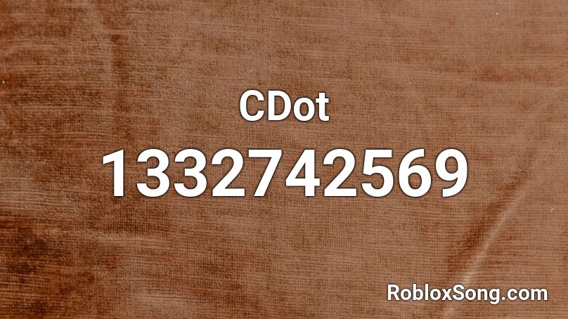 CDot Roblox ID