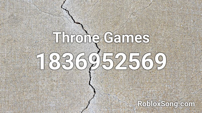 Throne Games Roblox ID