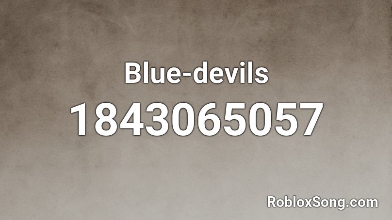 Blue-devils Roblox ID