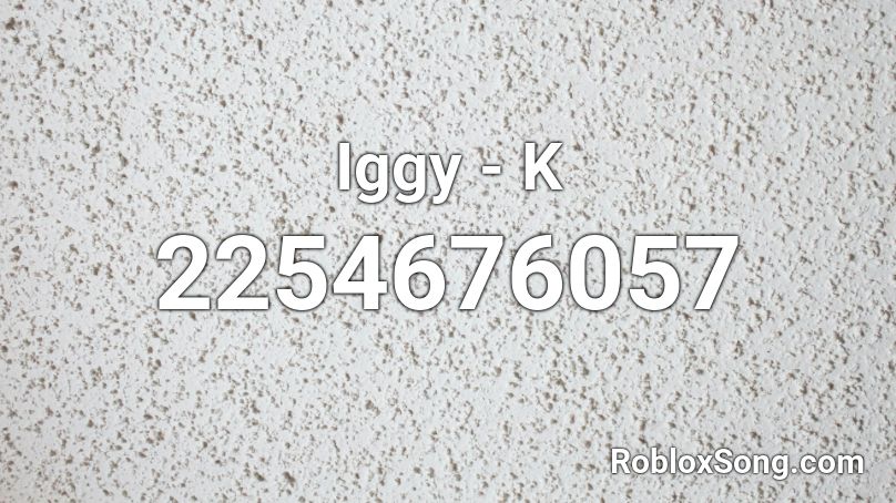 Iggy - Kream (nightcore) Roblox ID