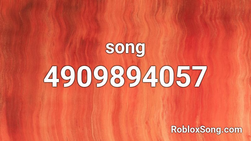 song Roblox ID