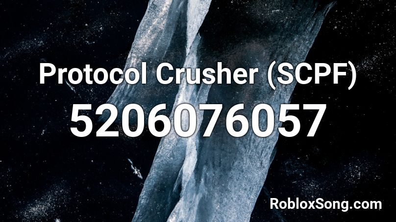 Protocol Crusher (SCPF) Roblox ID