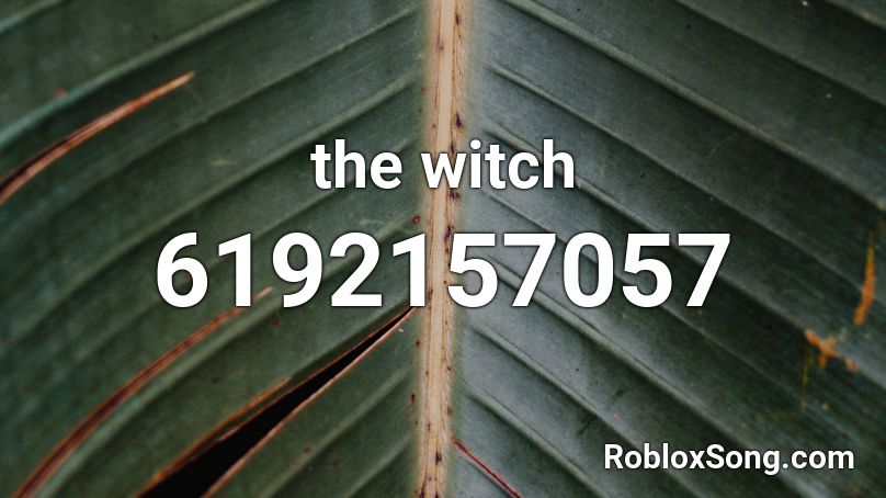the witch Roblox ID