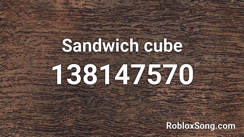 Sandwich cube Roblox ID