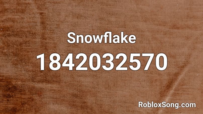 Snowflake Roblox ID