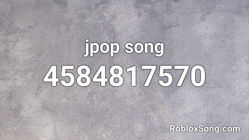 jpop song Roblox ID