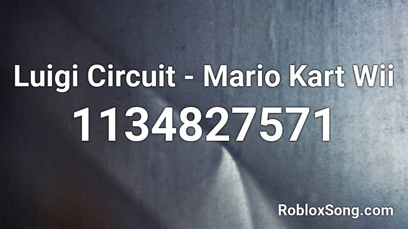 Luigi Circuit - Mario Kart Wii Roblox ID