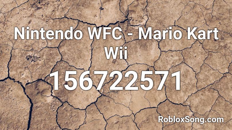 Nintendo WFC - Mario Kart Wii Roblox ID