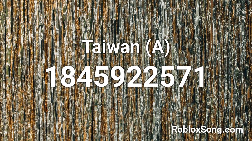 Taiwan (A) Roblox ID