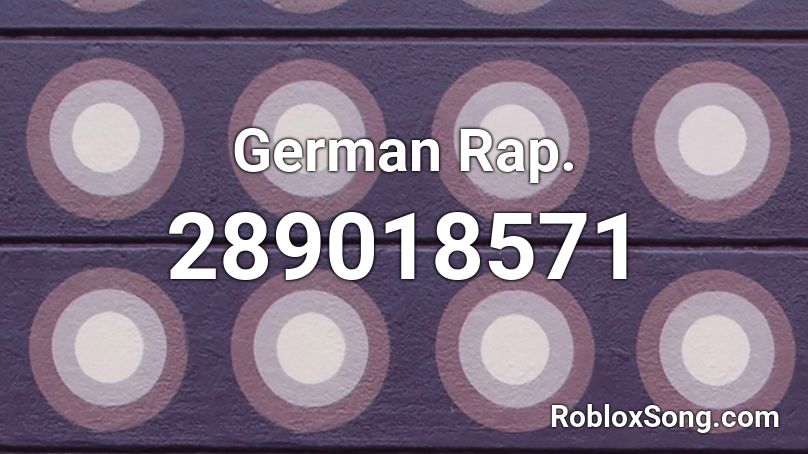 roblox rap song ids