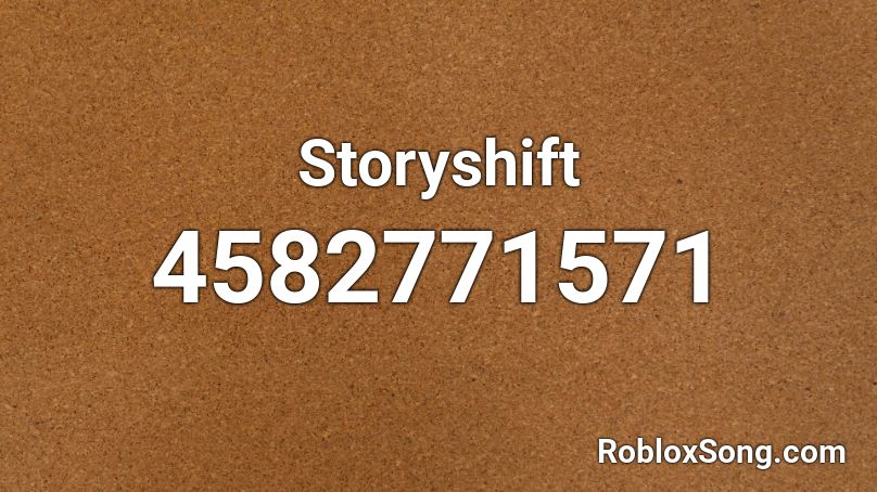 Storyshift Roblox ID
