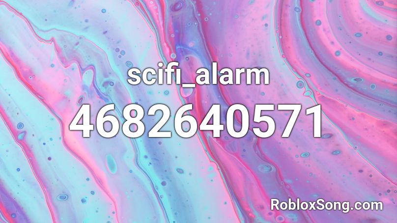 scifi_alarm Roblox ID