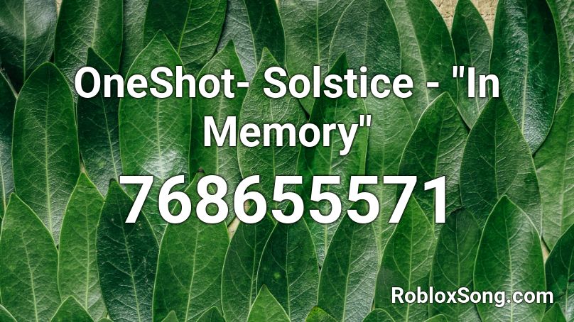 OneShot- Solstice - 