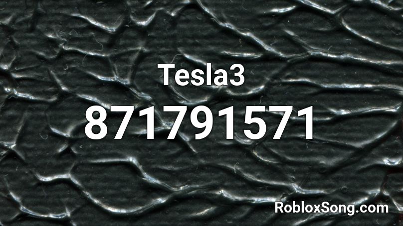 Tesla3 Roblox ID