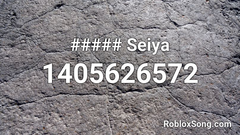 ##### Seiya Roblox ID