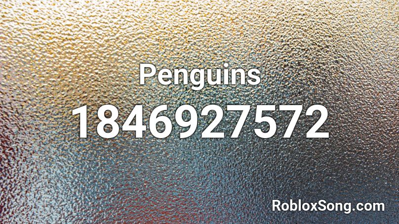 Penguins Roblox ID