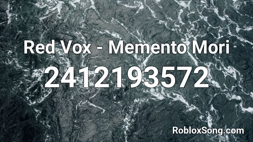 Red Vox - Memento Mori Roblox ID