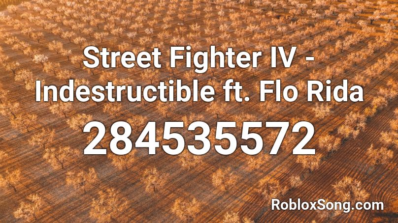 Street Fighter IV - Indestructible ft. Flo Rida Roblox ID