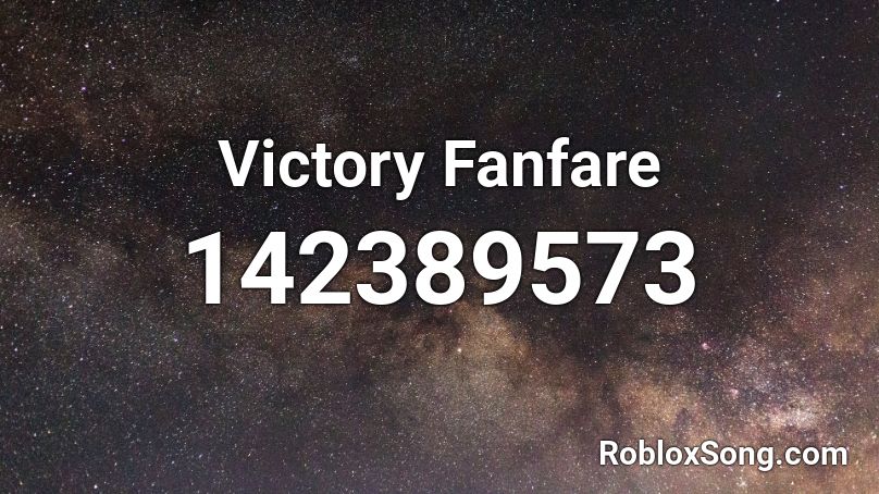 Victory Fanfare Roblox ID