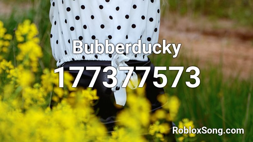 Bubberducky Roblox ID