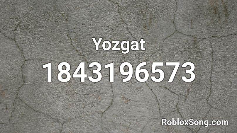 Yozgat Roblox ID
