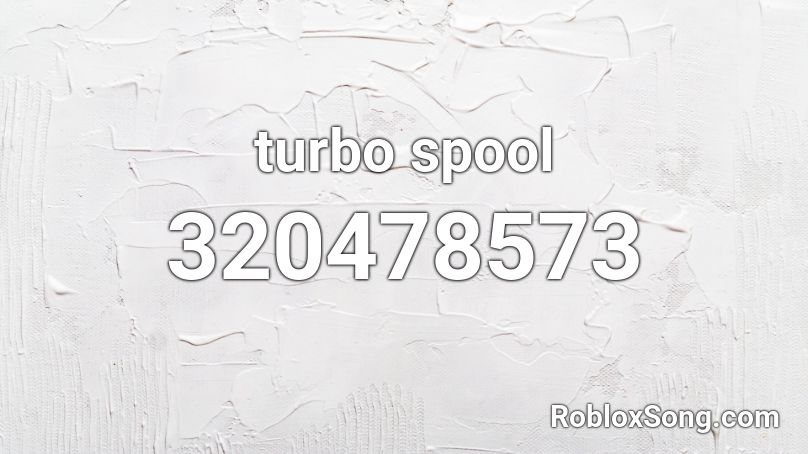 turbo spool Roblox ID