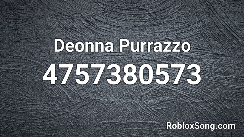 Deonna Purrazzo Roblox ID
