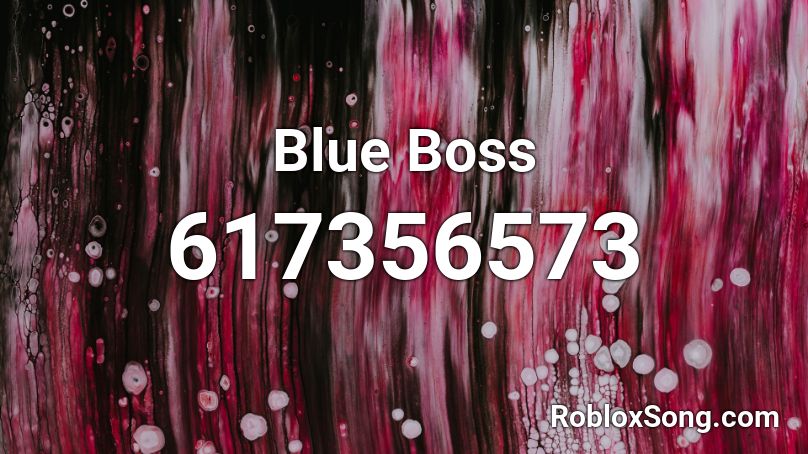 Blue Boss Roblox ID