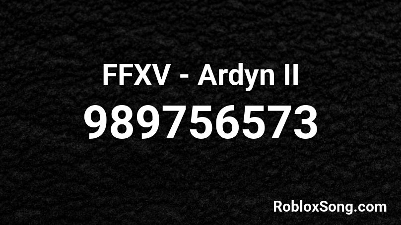 FFXV - Ardyn II Roblox ID