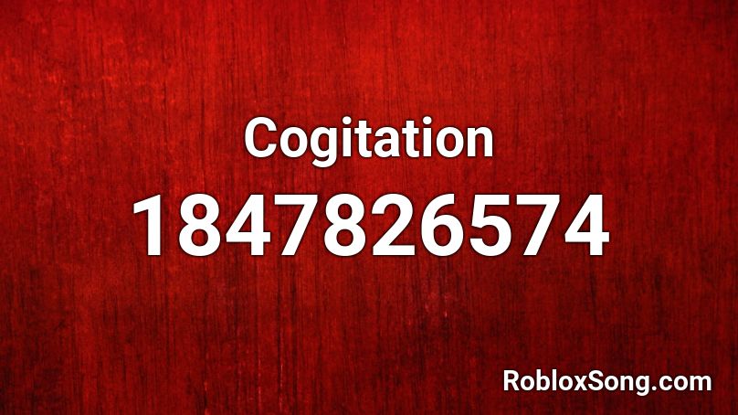 Cogitation Roblox ID