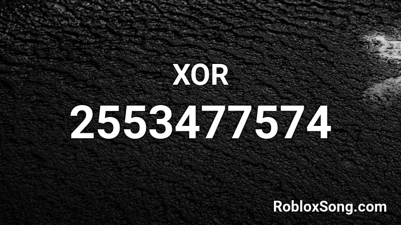 XOR Roblox ID