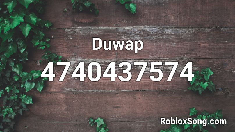 Duwap Roblox ID