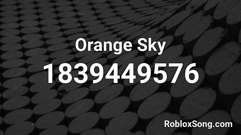 Orange Sky Roblox ID