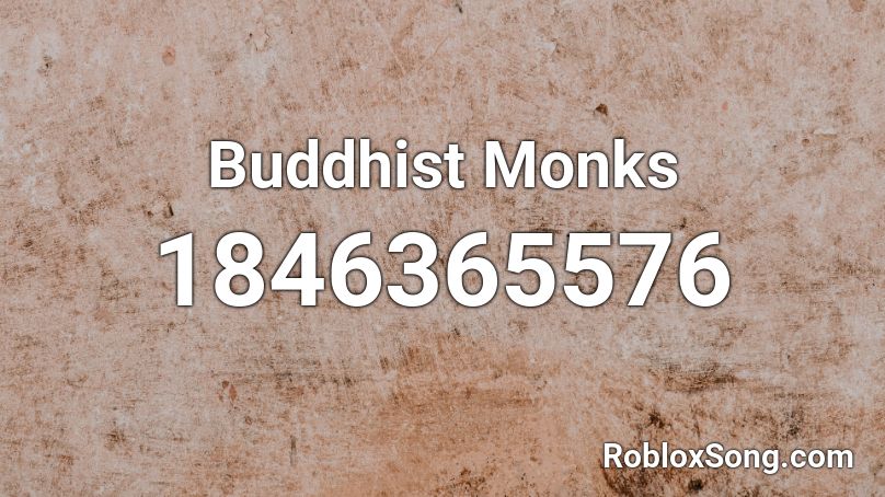 Buddhist Monks Roblox ID