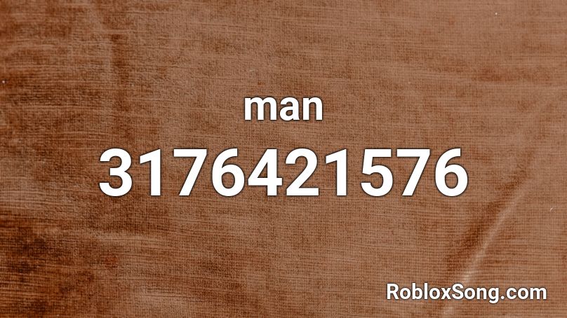 man Roblox ID