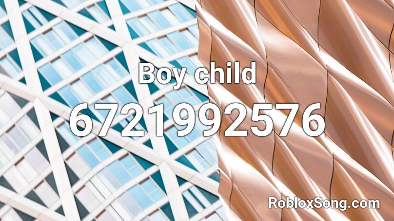 Boy child Roblox ID
