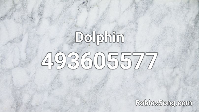Dolphin Roblox ID