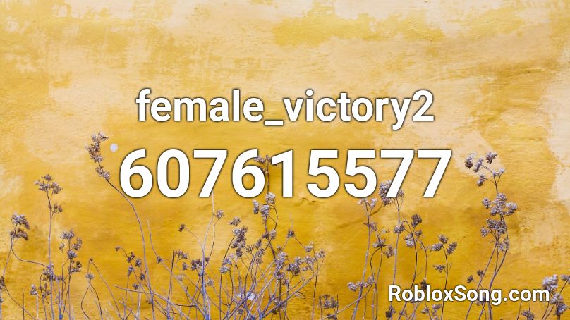 female_victory2 Roblox ID